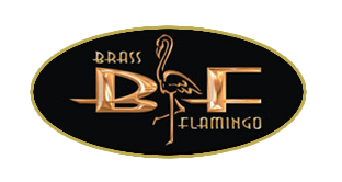 Brass Flamingo